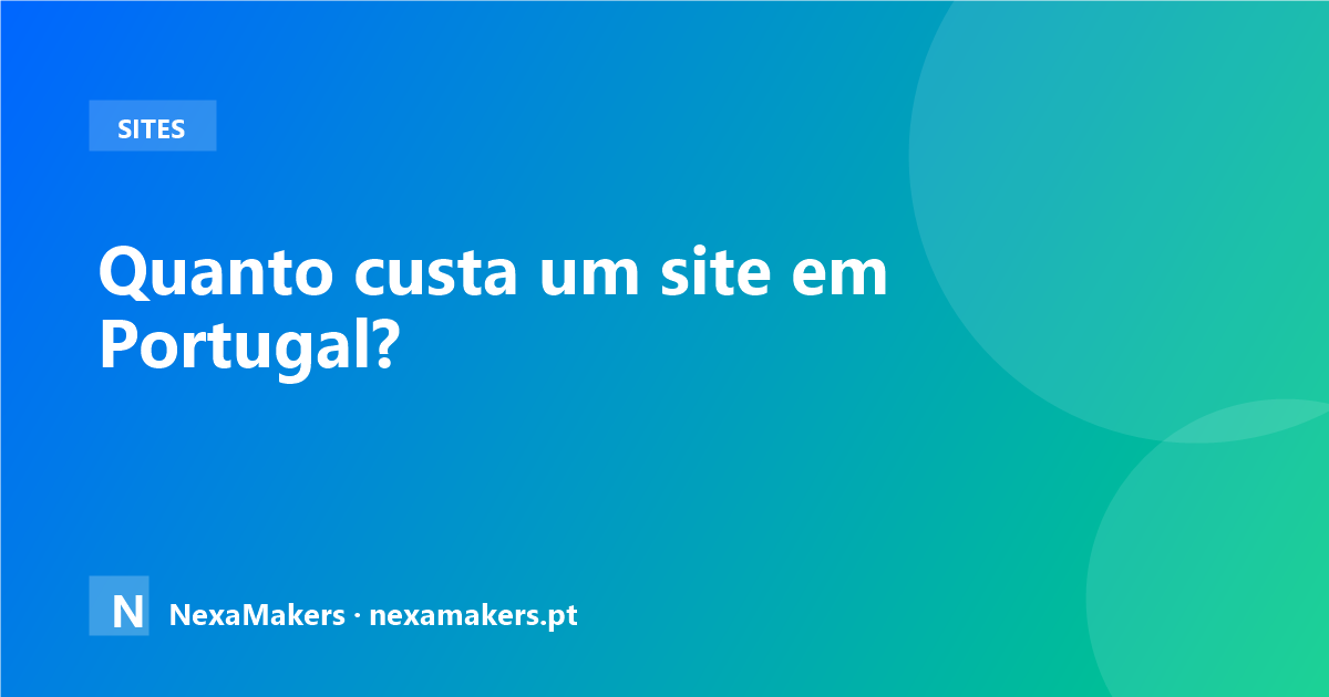 Quanto custa um site em Portugal? Guia de preços 2026